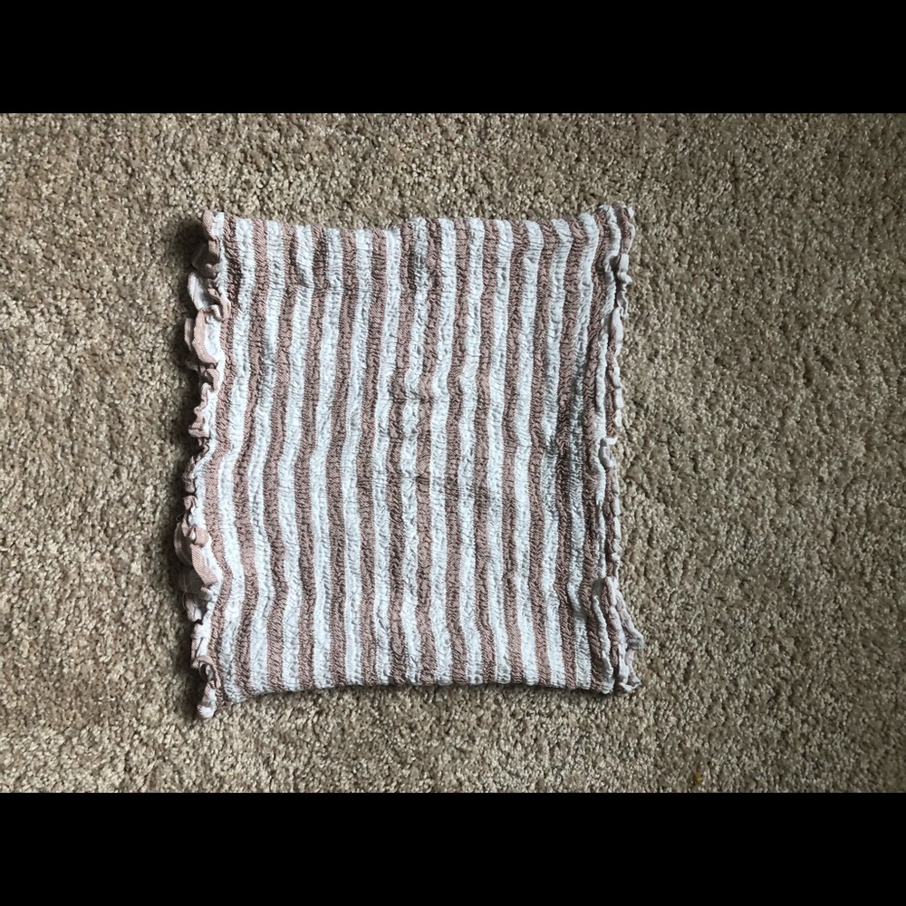 White and Tan tube top